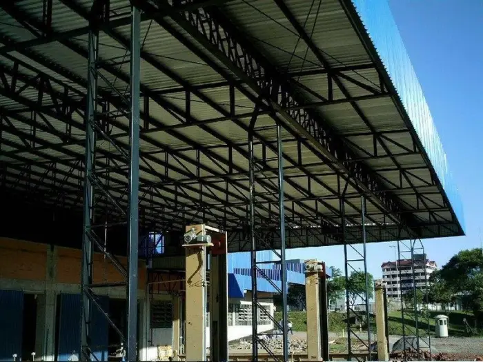 Estrutura metálica residencial