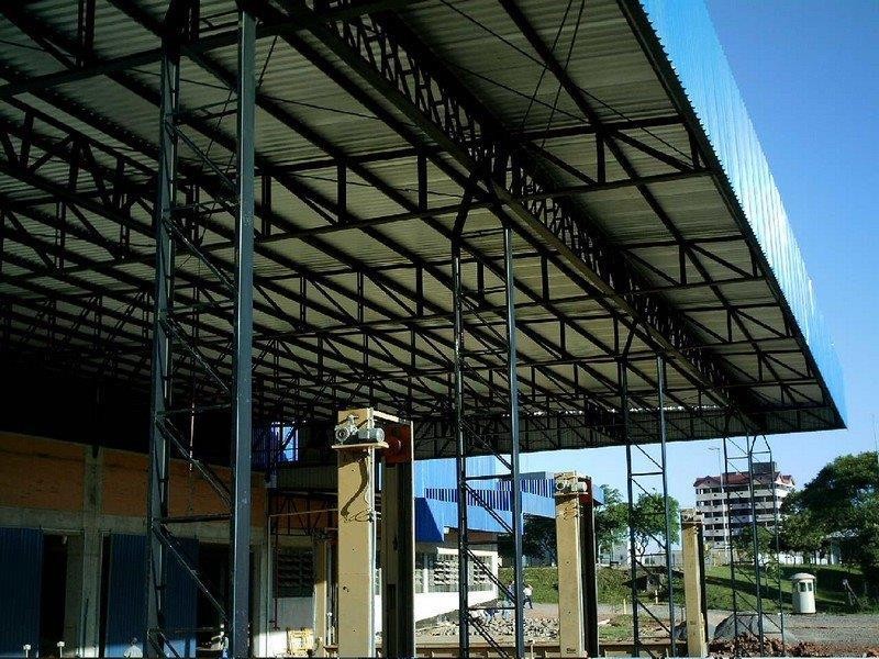 Imagem ilustrativa de Estrutura metálica para telhado residencial